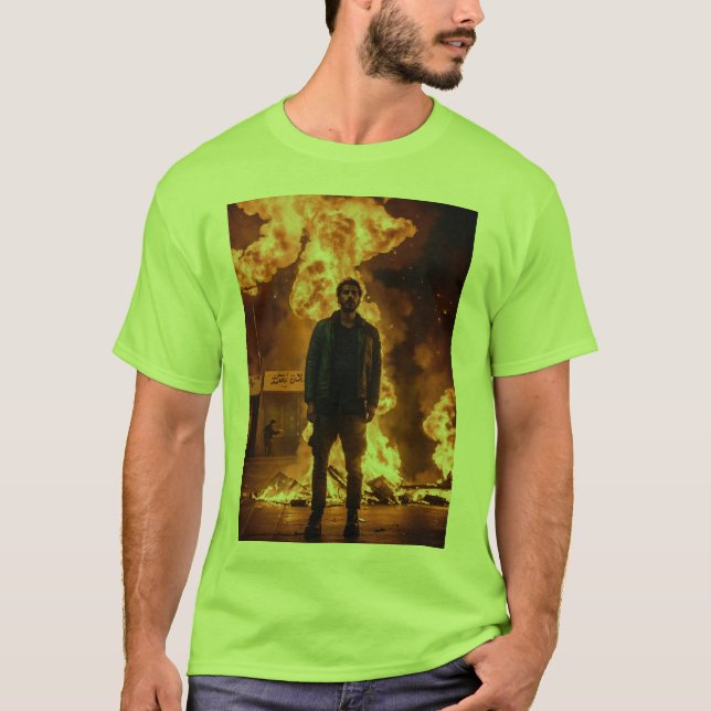 Camiseta "Fire Man Tee: ¡Enciende tu estilo!" (Anverso)