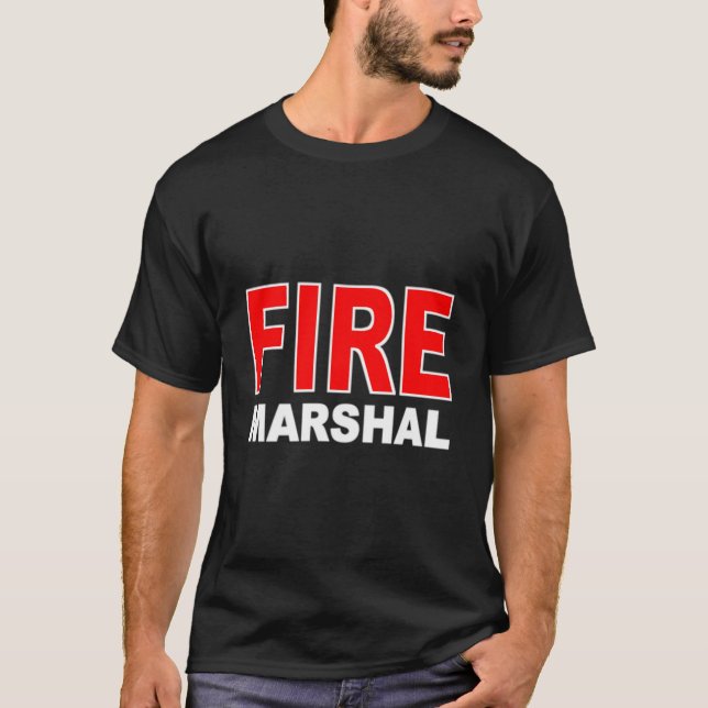 Camiseta Fire Marshal Investigator Commissioner Firefighter (Anverso)