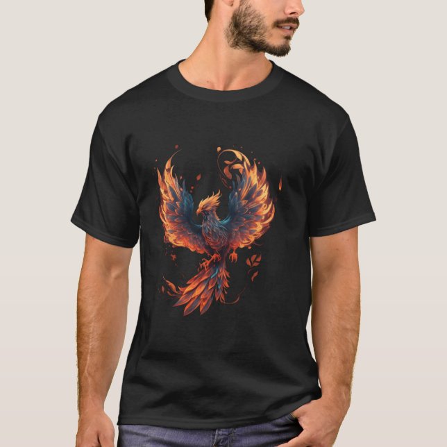 Camiseta Fire Phoenix Bird Phoenix Reborn Firebird Phoenix (Anverso)