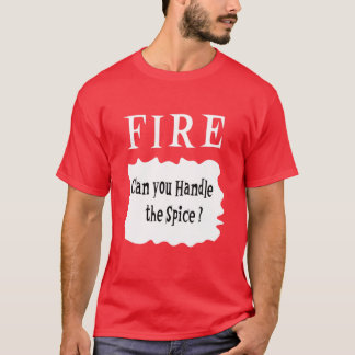 Camiseta FIRE Salsas calientes Graciosas Regalos de disfrac