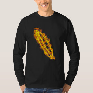 Camiseta Fire Surfboard Flames Surfing Surfboard Surfboard