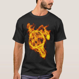 Camiseta Fire Table Tennis Bat Ping Pong basketball gift sy
