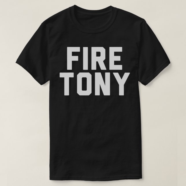 CAMISETA FIRE TONY (Diseño del anverso)