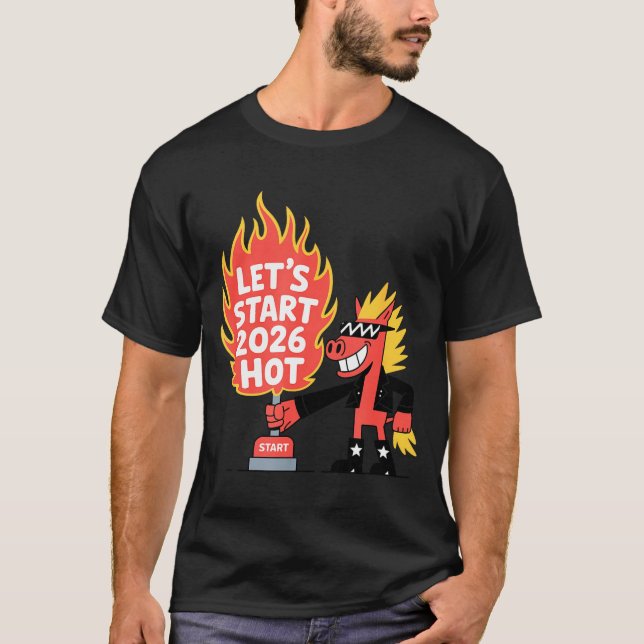 Camiseta Fire Year Of The Horse – Chinese Zodiac New Year 2 (Anverso)