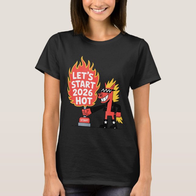 Camiseta Fire Year Of The Horse – Chinese Zodiac New Year 2 (Anverso)