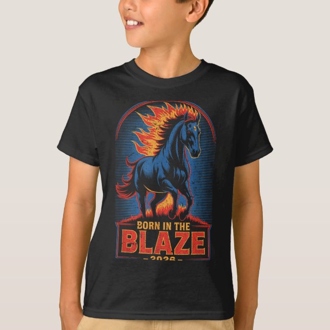 Camiseta Fire Year Of The Horse – Chinese Zodiac New Year 2 (Anverso)