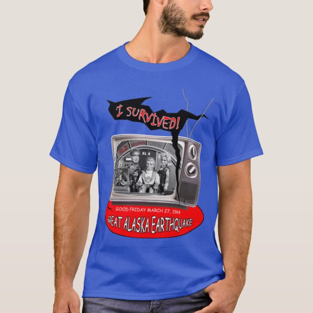 CAMISETA FIREBALL XL5 I SURVIVED THE GREAT ALASKA EARTHQUAK (Anverso)