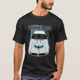 Camiseta Firebird Trans am 73 - Scoop blanco y azul