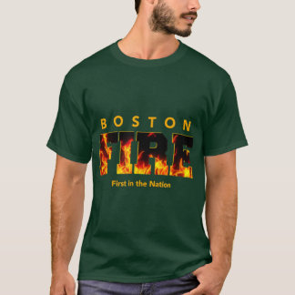 Camiseta Firefi del Departamento de Bomberos de Boston Mass