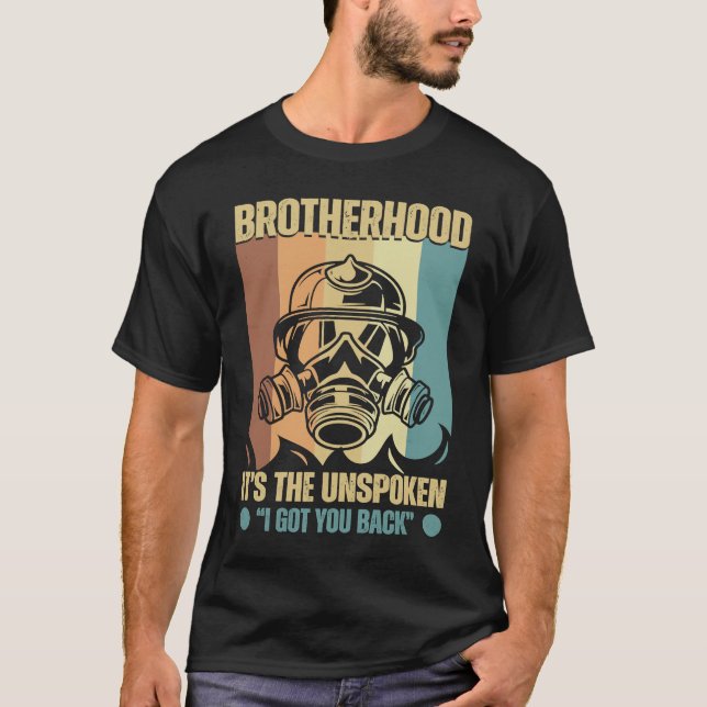 Camiseta Firefighter Brotherhood I got your back (Anverso)