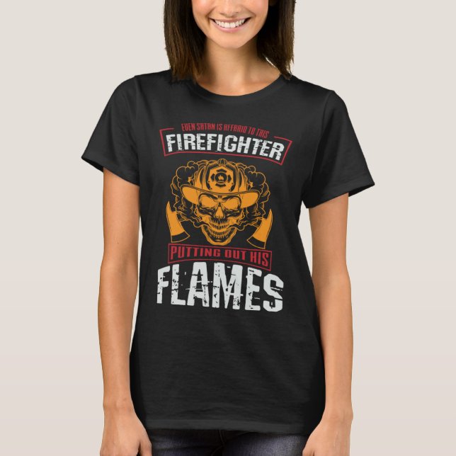 Camiseta firefighter & firetruck  for firefighters  13 (Anverso)