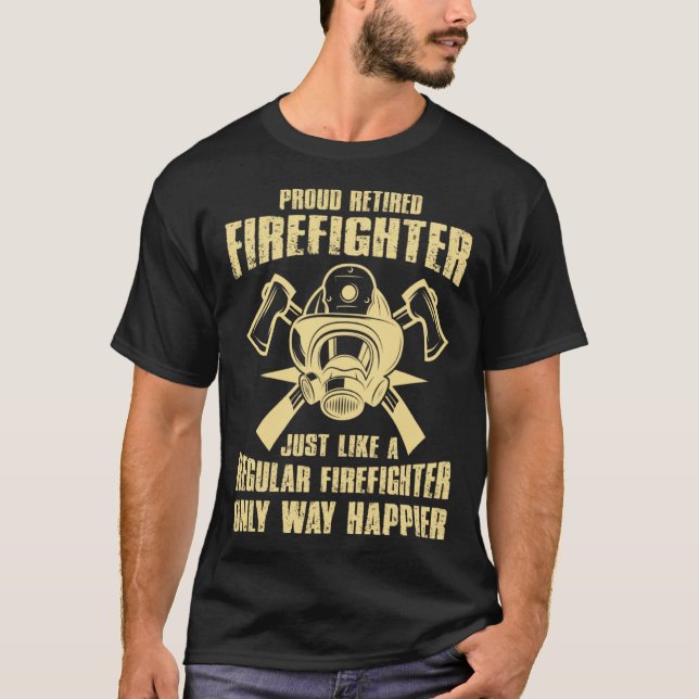 Camiseta firefighter & firetruck  for firefighters  3 (Anverso)