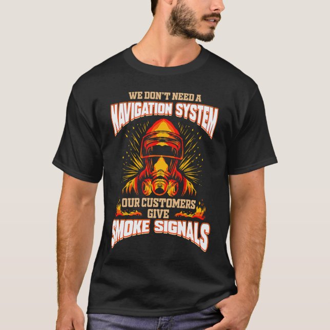 Camiseta Firefighter   for Volunteer House Fire Brigade (Anverso)