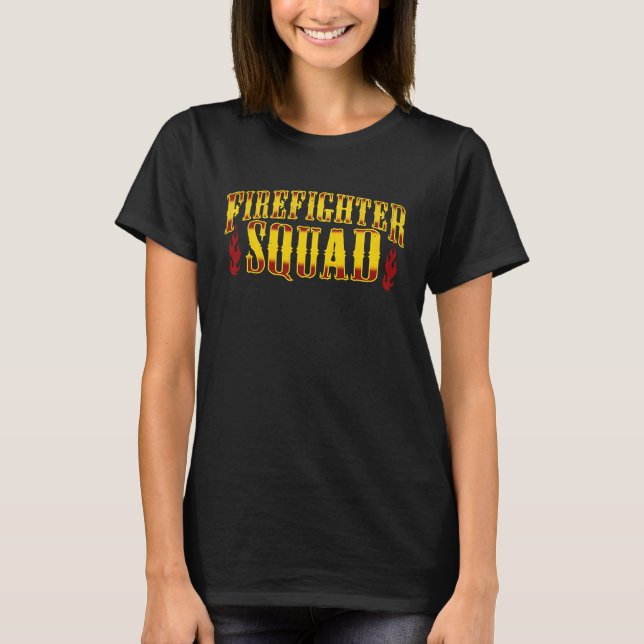 Camiseta Firefighter Hazard Headquarter Flammable Inspectio (Anverso)