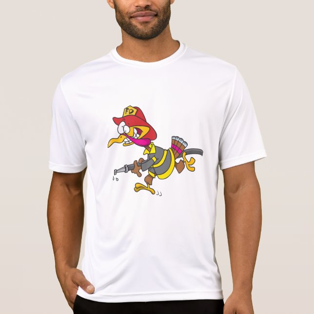 Camiseta Firefighter Turkey with Hose (Anverso)