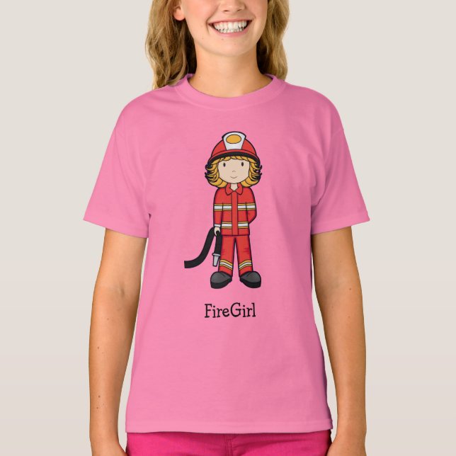 Camiseta FireGirl (Anverso)