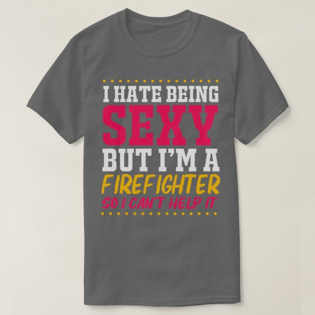 Camiseta Fireman Fire Chief Funny Firefighter  (Diseño del anverso)
