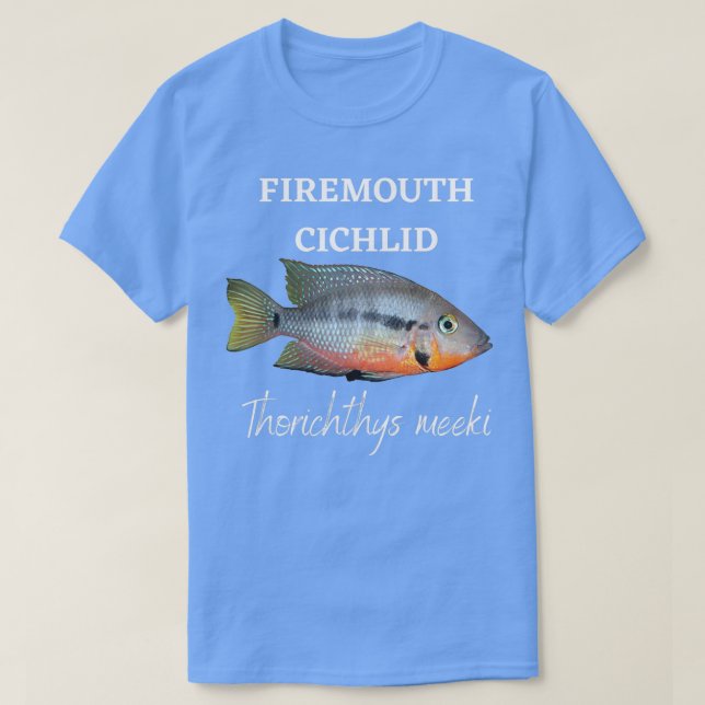 Camiseta Firemouth Cichlid (Diseño del anverso)