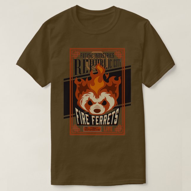 Camiseta Fires Ferrets Vintage (Diseño del anverso)