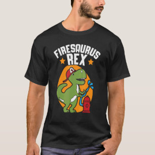 Camiseta Firesauro Rex Bombero de bomberos de rescate Din