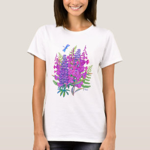 Camiseta Fireweed y Lupine