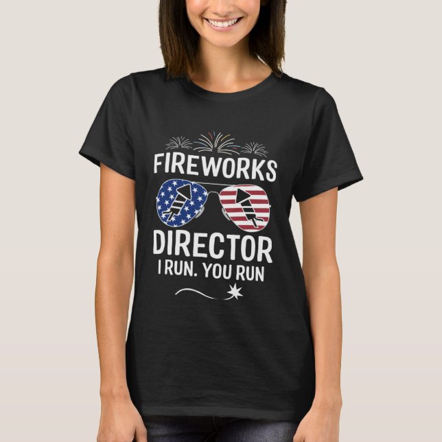 Camiseta Fireworks Director I Run You Run  1 (Anverso)