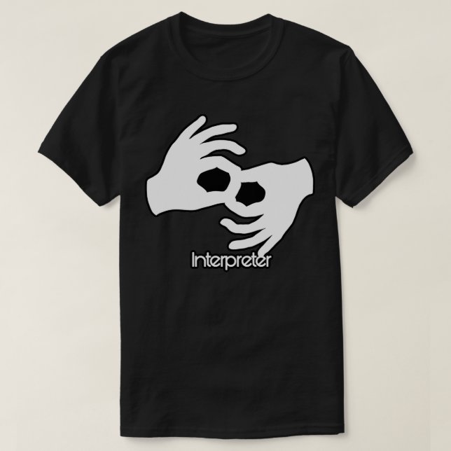 Camiseta Firma asl para el intérprete 1 (Diseño del anverso)