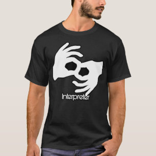 Camiseta Firma asl para el intérprete 1