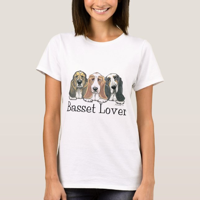 Camiseta Firma de abono basset (Anverso)