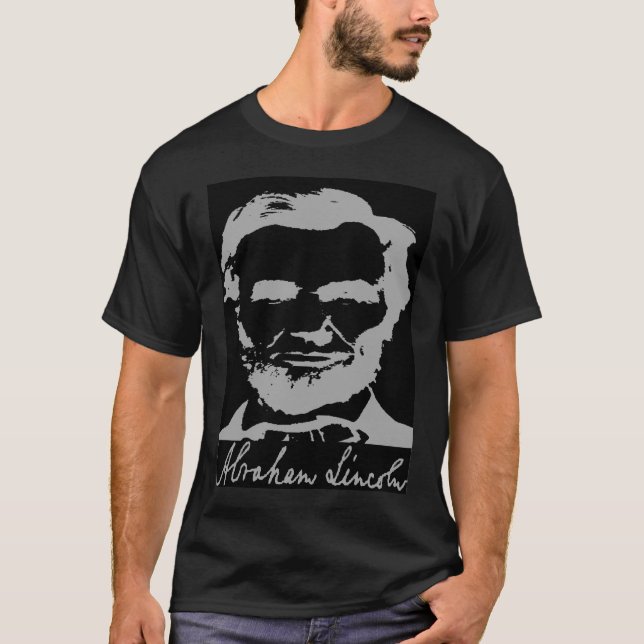 Camiseta Firma de Abraham Lincoln w (Anverso)