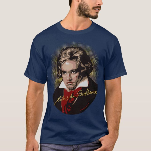 Camiseta Firma de Beethoven (Anverso)