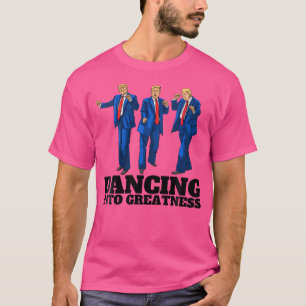 Camiseta Firma de danza de la victoria de Donald Trump para