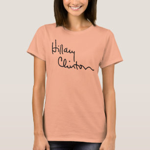 Camiseta Firma de Hillary Clinton