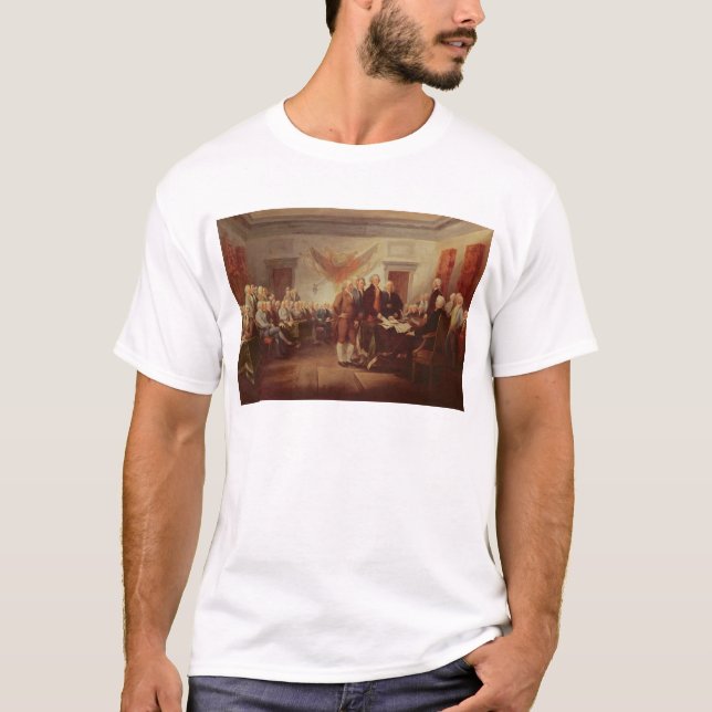 Camiseta Firma de la Declaración de Independencia (Anverso)