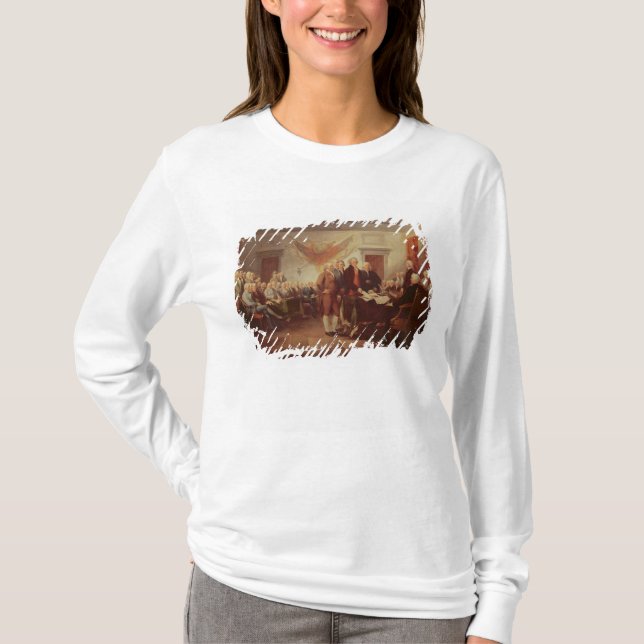 Camiseta Firma de la Declaración de Independencia (Anverso)