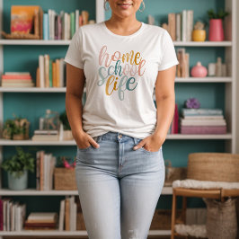 Camiseta Firma de la vida en el colegio doméstico