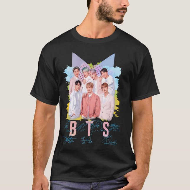 Camiseta Firma de miembros Bt21 (Anverso)