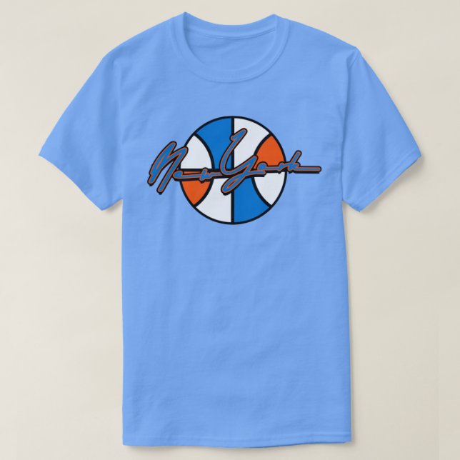 Camiseta Firma del baloncesto de Nueva York (Diseño del anverso)
