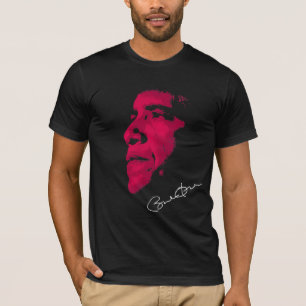 Camiseta Firma del rojo de Barack Obama