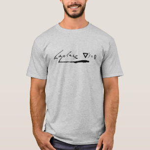 Camiseta Firma/ ecuación de Pierre-Simon Laplace