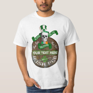Camiseta Firma personalizada de pub irlandés St Pats