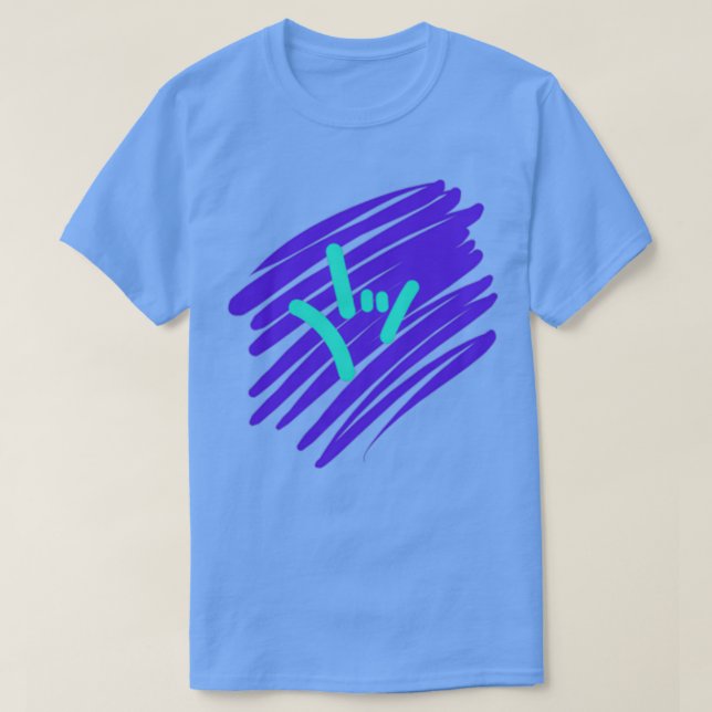 Camiseta Firmar asl ily (Diseño del anverso)