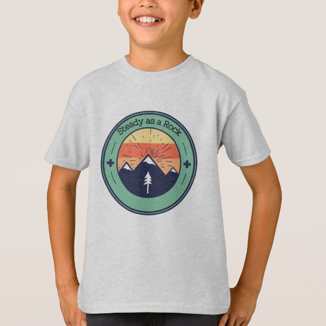 Camiseta Firme como una Roca (Anverso)