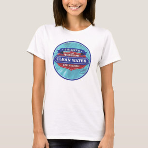 Camiseta Firmé la declaración del agua potable del
