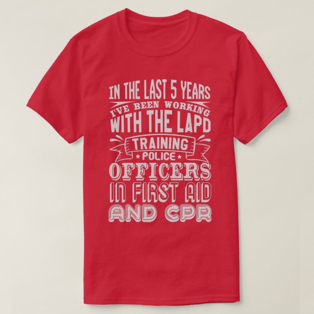 Camiseta first aid paramedic emergency resuscitation 3 (Diseño del anverso)