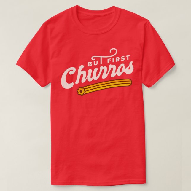 CAMISETA FIRST CHURROS  (Diseño del anverso)