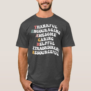 Camiseta First Day of School Back To School Teach Teacher W