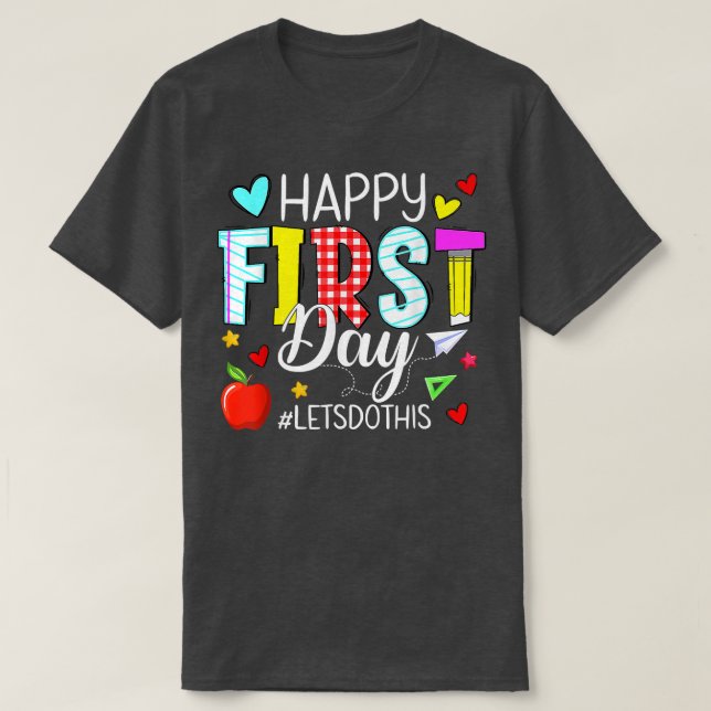 Camiseta First Day Of School Team Lunch Lady Squad Back To  (Diseño del anverso)