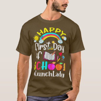 Camiseta First Day Of School Team Lunch Lady Squad Back To 
