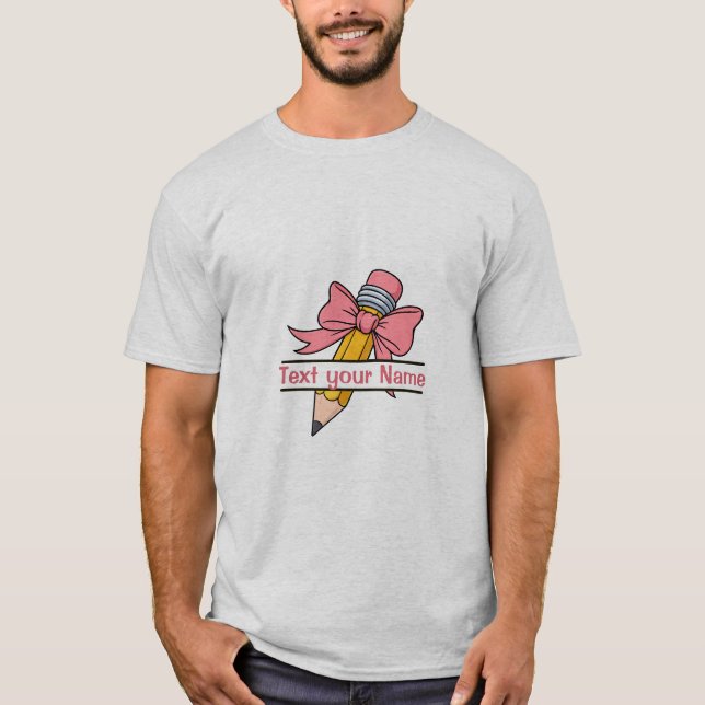 Camiseta First day of school with options to personalize  (Anverso)